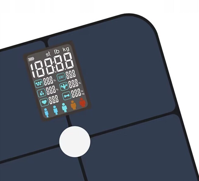 Smart Koupelnová Váha S Bluetooth Bmi Tuk Svaly 180 Kg