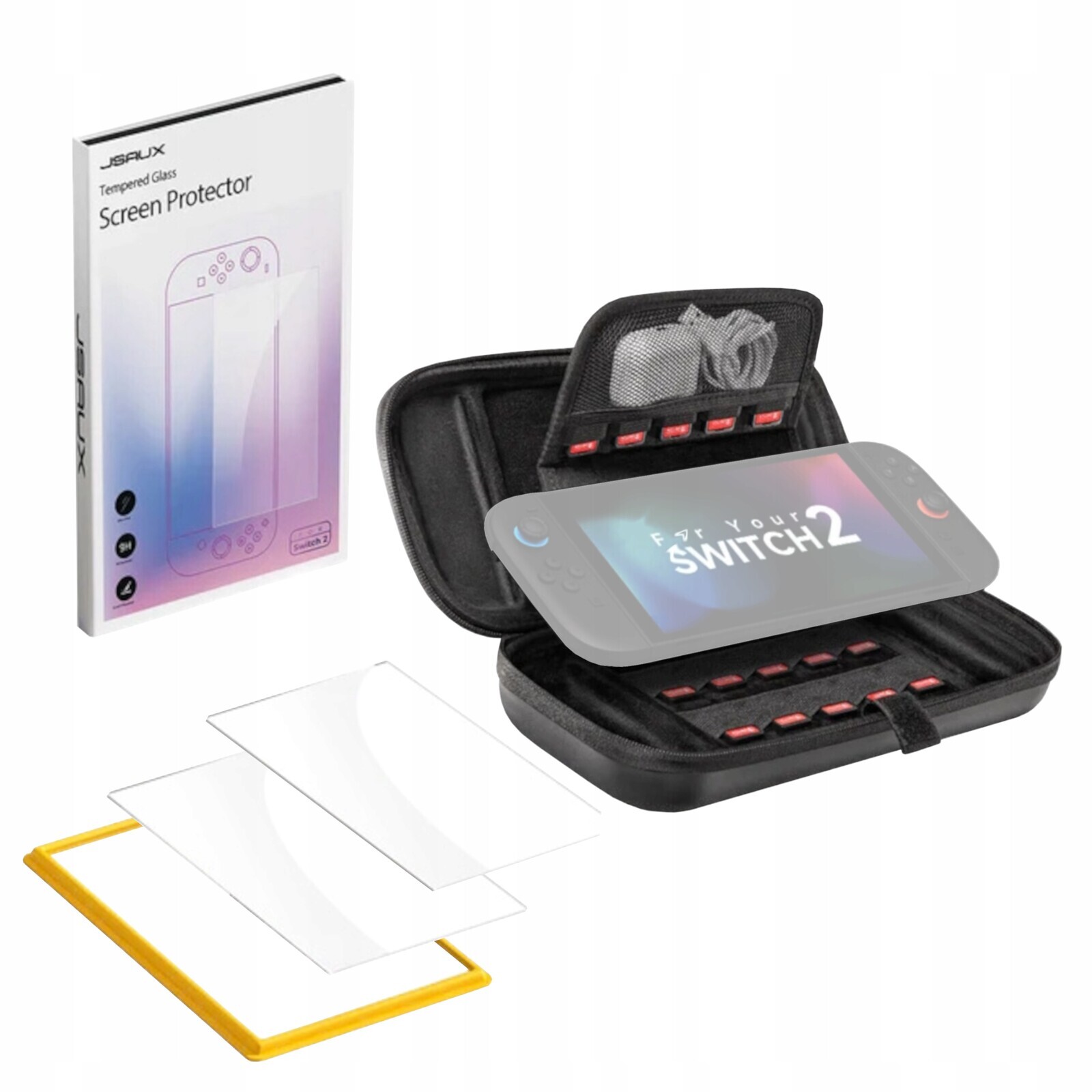 Ochranné tvrzené Sklo Pouzdro herní kapsa pro Nintendo Switch 2