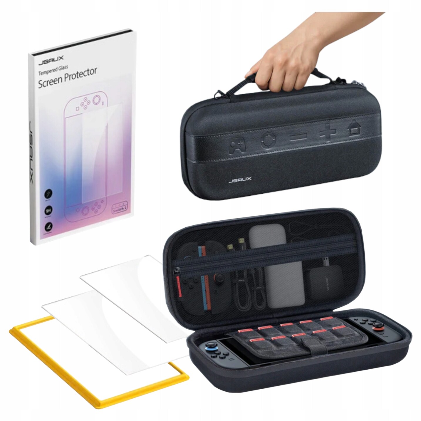 Ochranné tvrzené Sklo Pouzdro herní kapsou pro Nintendo Switch 2