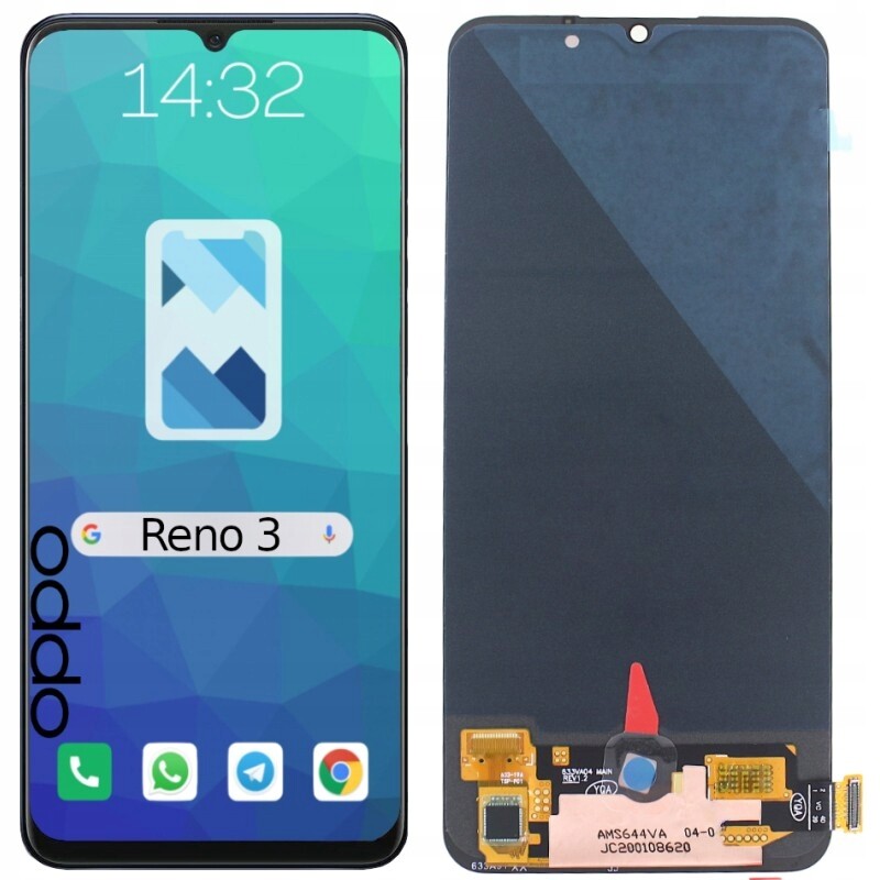 Digitizer Displej Dotykový displej pro Oppo A91 (2019) PCPM00 Oled