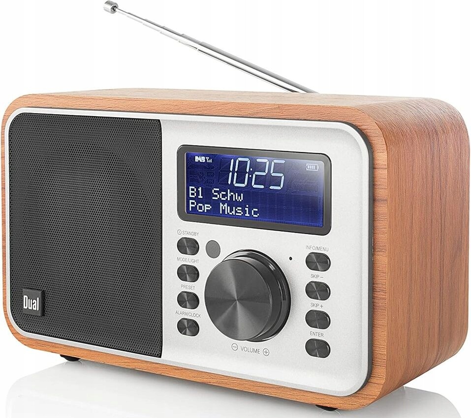 Rádio Dual DCR51 Fm Dab+ Rds Akumulátor Vestavěný Ekvalizér Sleep Bluetooth