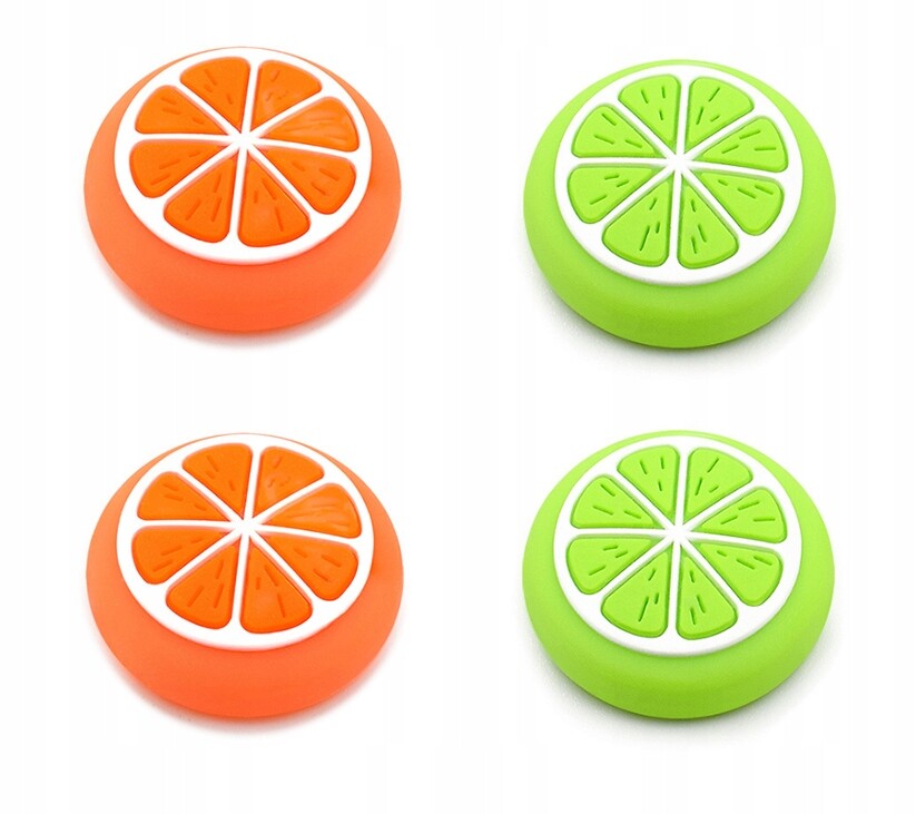 4x Gumičky Na Návleky Switch Lite Citrus Ziel-Pomarań