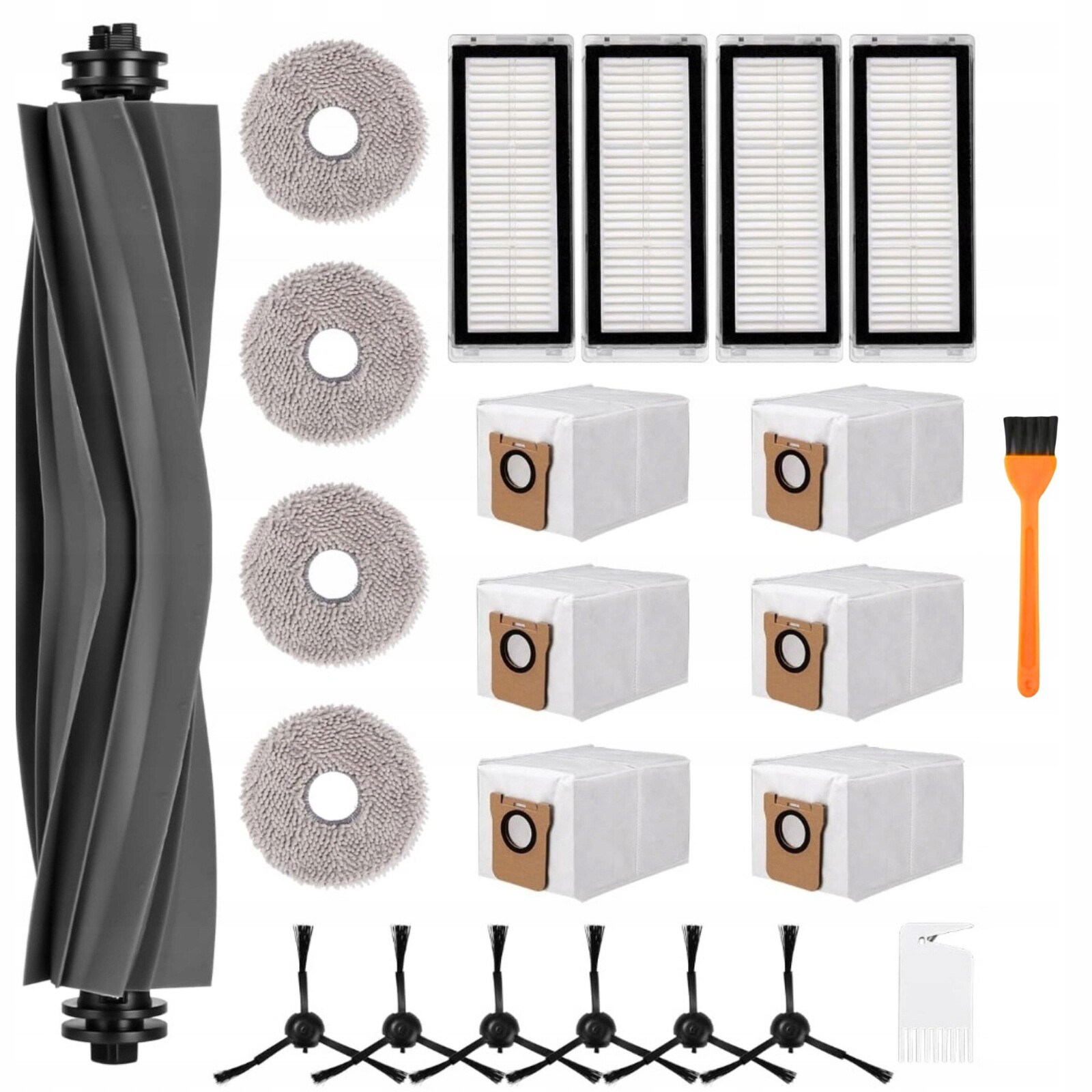 Sada Kartáčů Filtry Mop Sáčky Pro Vysavač Dreame L20 Ultra Complete L30