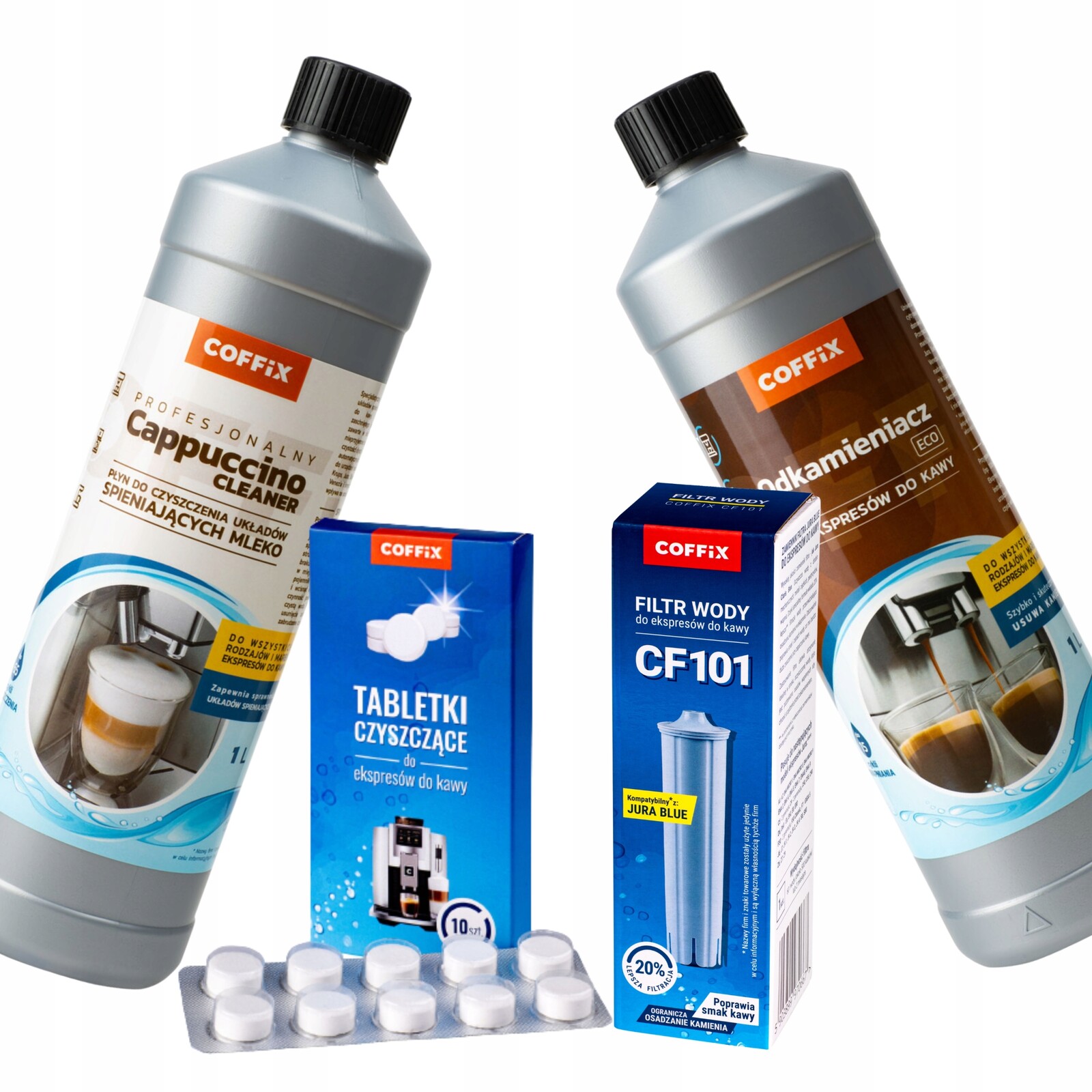 Filtrační Patrony Odvápňovač Tekutina Jura E8 (ec) Čisticí sada