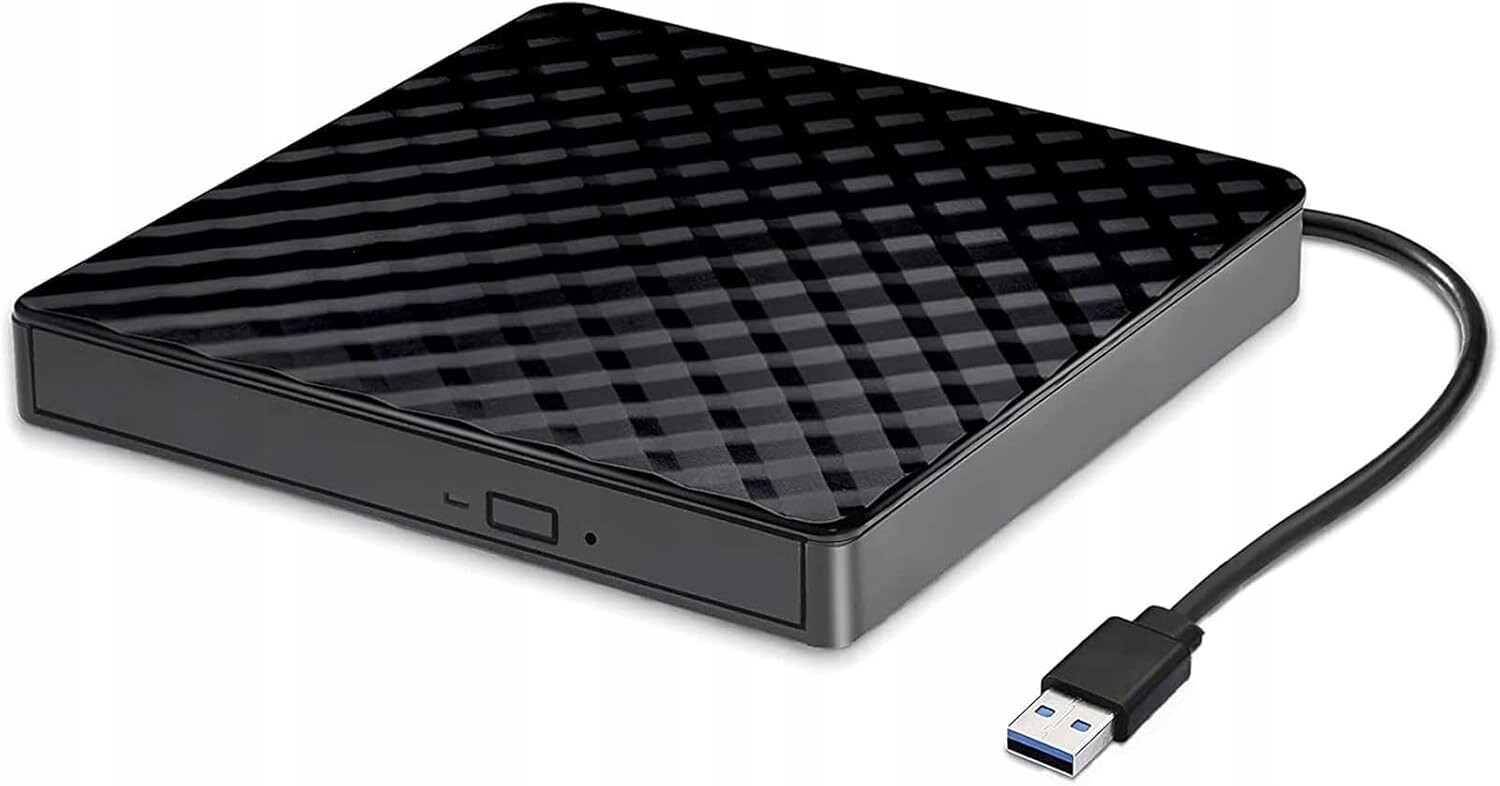 Zzosrdr Externí CD DVD mechanika, přenosná čtečka Usb 3.0 vypalovačka