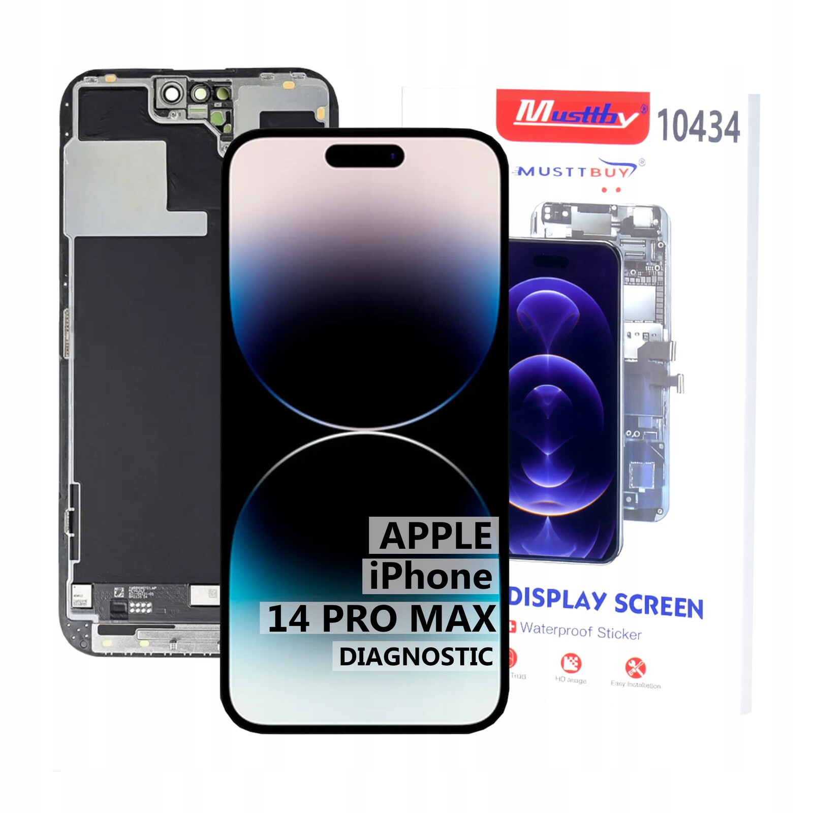 Soft Oled programovatelný LCD displej pro Apple iPhone 14 Pro Max 120 Hz