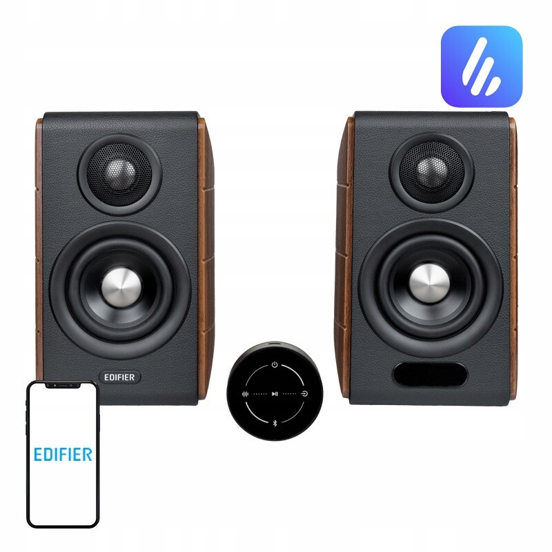 Edifier S880DB Mkii Hi-Res reproduktory 88W Bluetooth 5.3 Ldac Tmavě hnědé