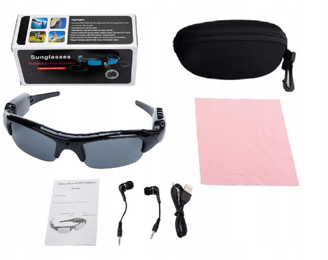 Sluneční brýle Onshop Mini kamera Full Hd (1920 x 1080), Hd (1280 x 720) R15