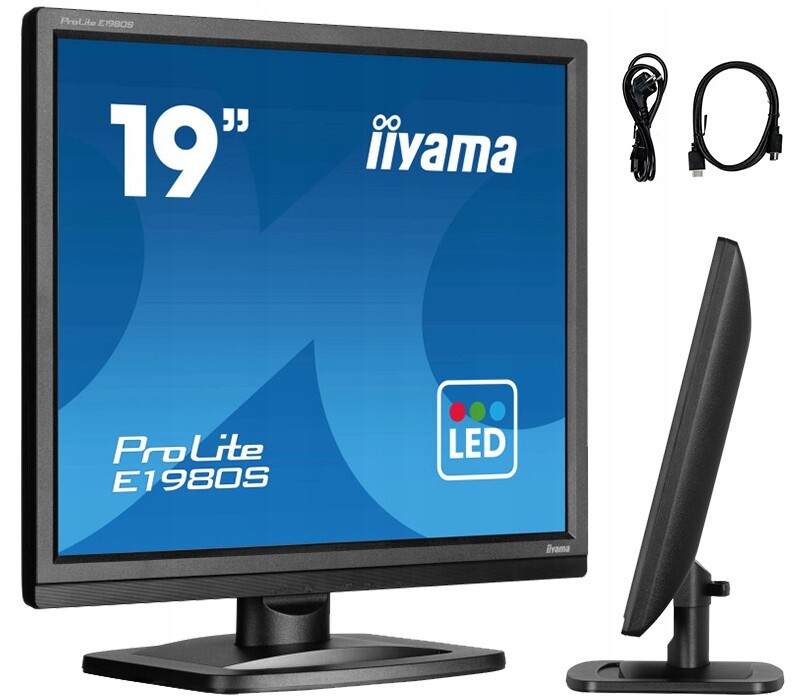 Monitor iiyama ProLite E1980S-B1 19 Tn Led 54 1280x1024, Hdmi, Dp,