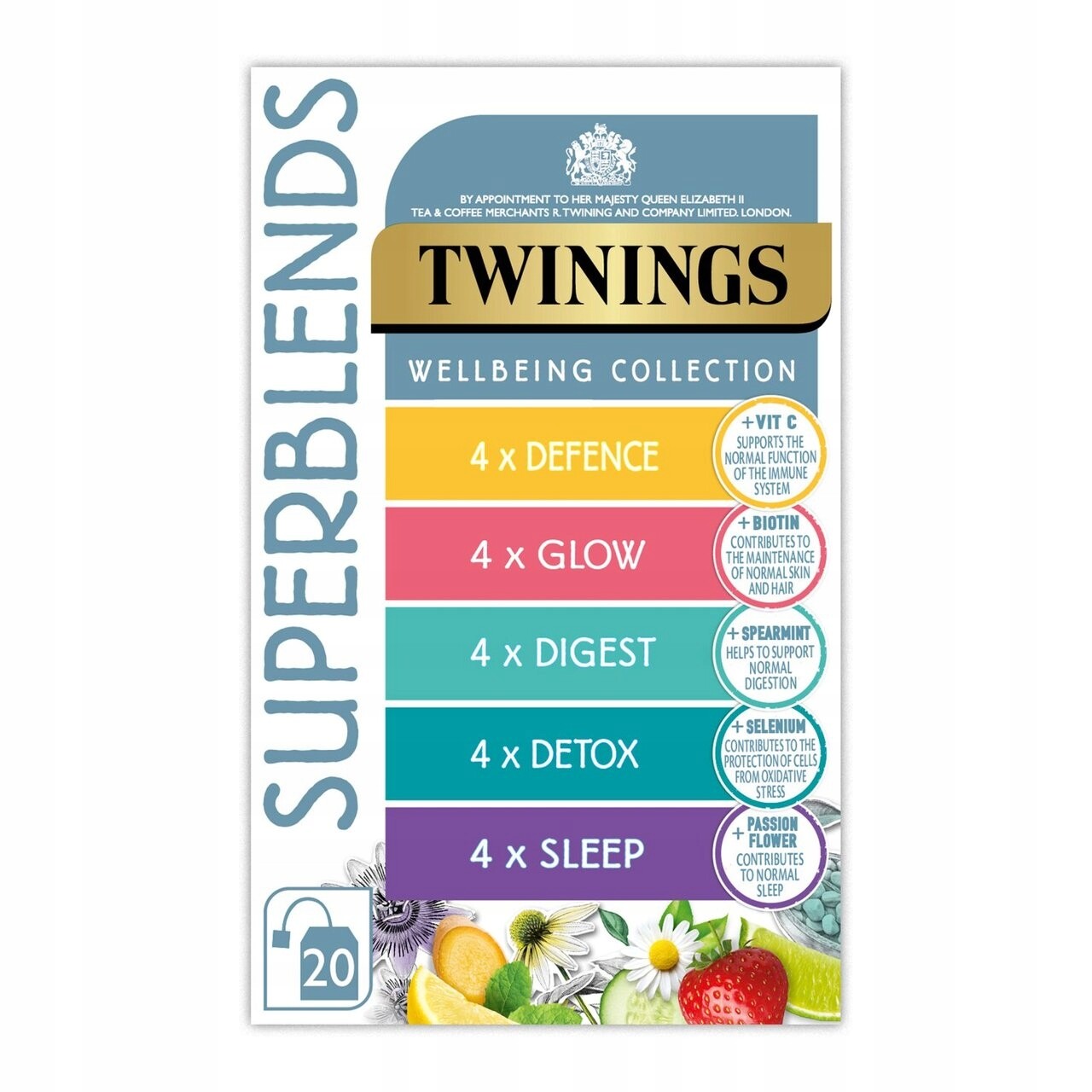 twinings Superblends collection 5x4 kabelky