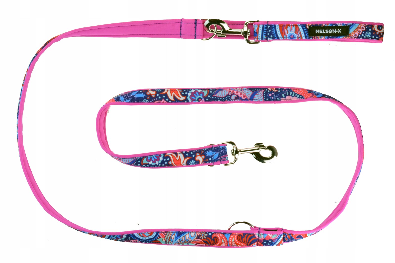 Vodítko Podšitá Pro Psa Neoprenem Nelson 3 M/2,5 cm Zesílená Karabinová P