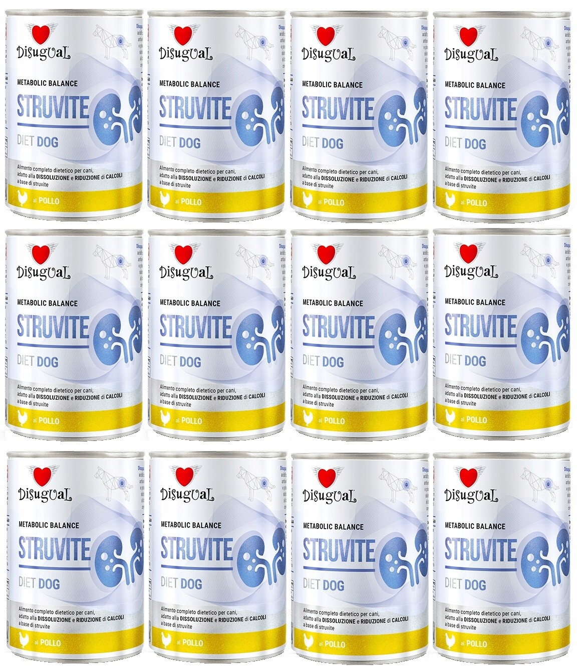 Disugual pro psa Mokrá dieta Urinary Struvite Kuře 12 x 400 g močové cesty