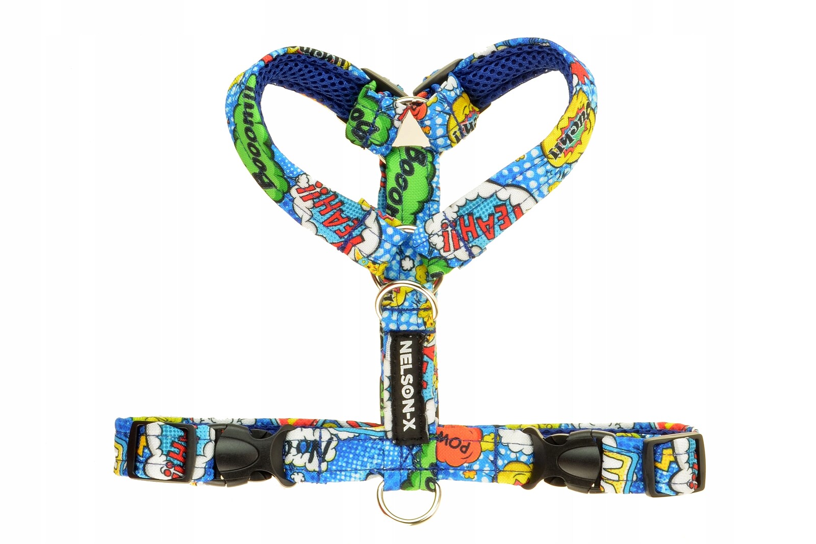 Postroj Pro Hlídací Psy Nelson-x Květinovým Vzorem Velikost XXL Polský Výrobce