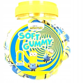 1x ovocné želé bonbony Minions 50 Ks