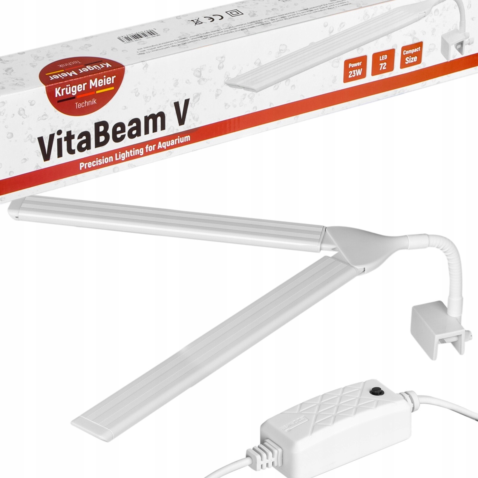 Led Lampa Akvárium Osvětlení Vodních Rostlin Vitabeam V 23W 80L 120L