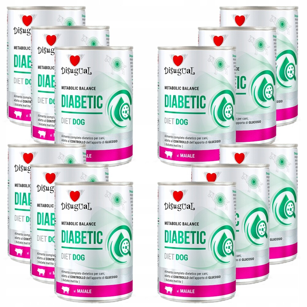 Disugual pro psa Mokrá dieta Diabetic Vepřové maso 12x400g Cukrovka