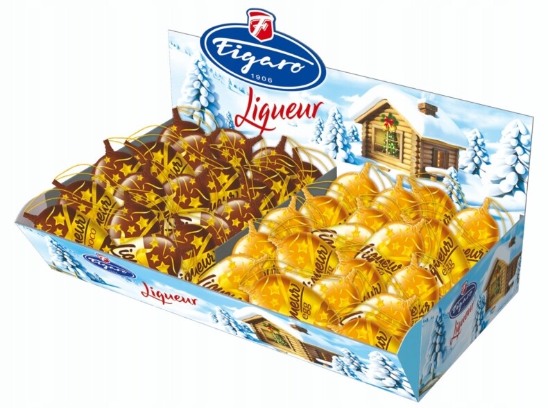 Figaro Šišky S Cappuccino A Karamelovou Náplní S Alkoholem 27,5 g x 90 g