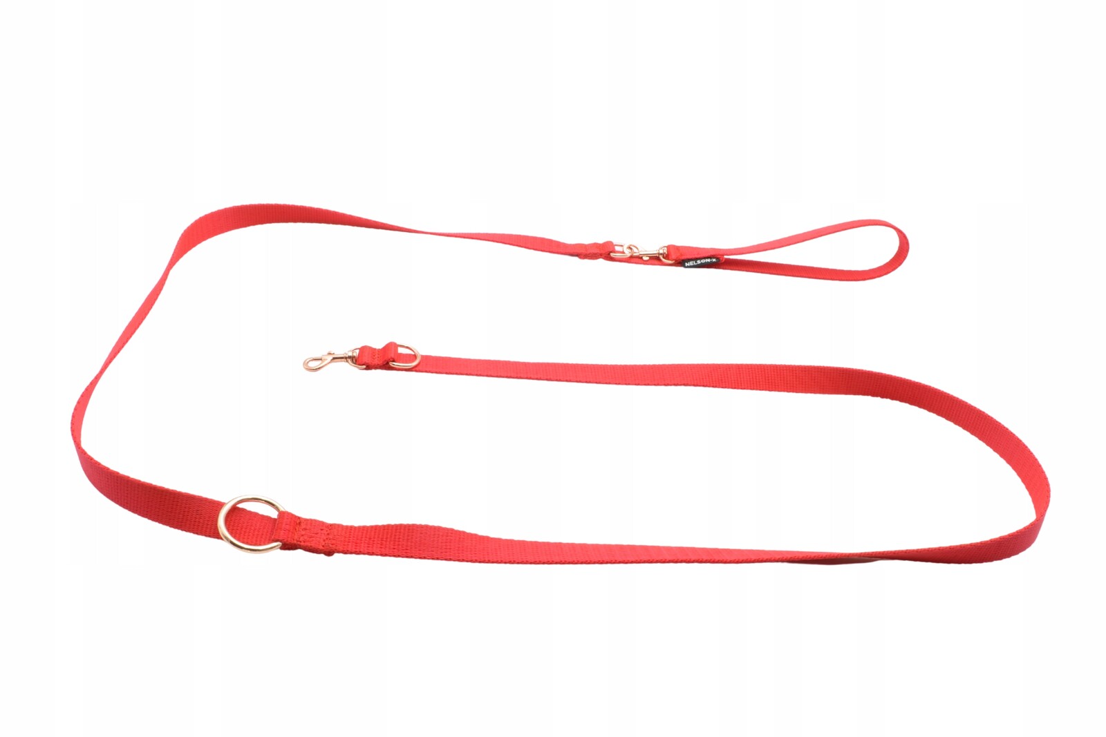 Nelson-x Základní Zlaté Nastavitelné Vodítko Psy 2 M Malá Kování Zlaté Kování