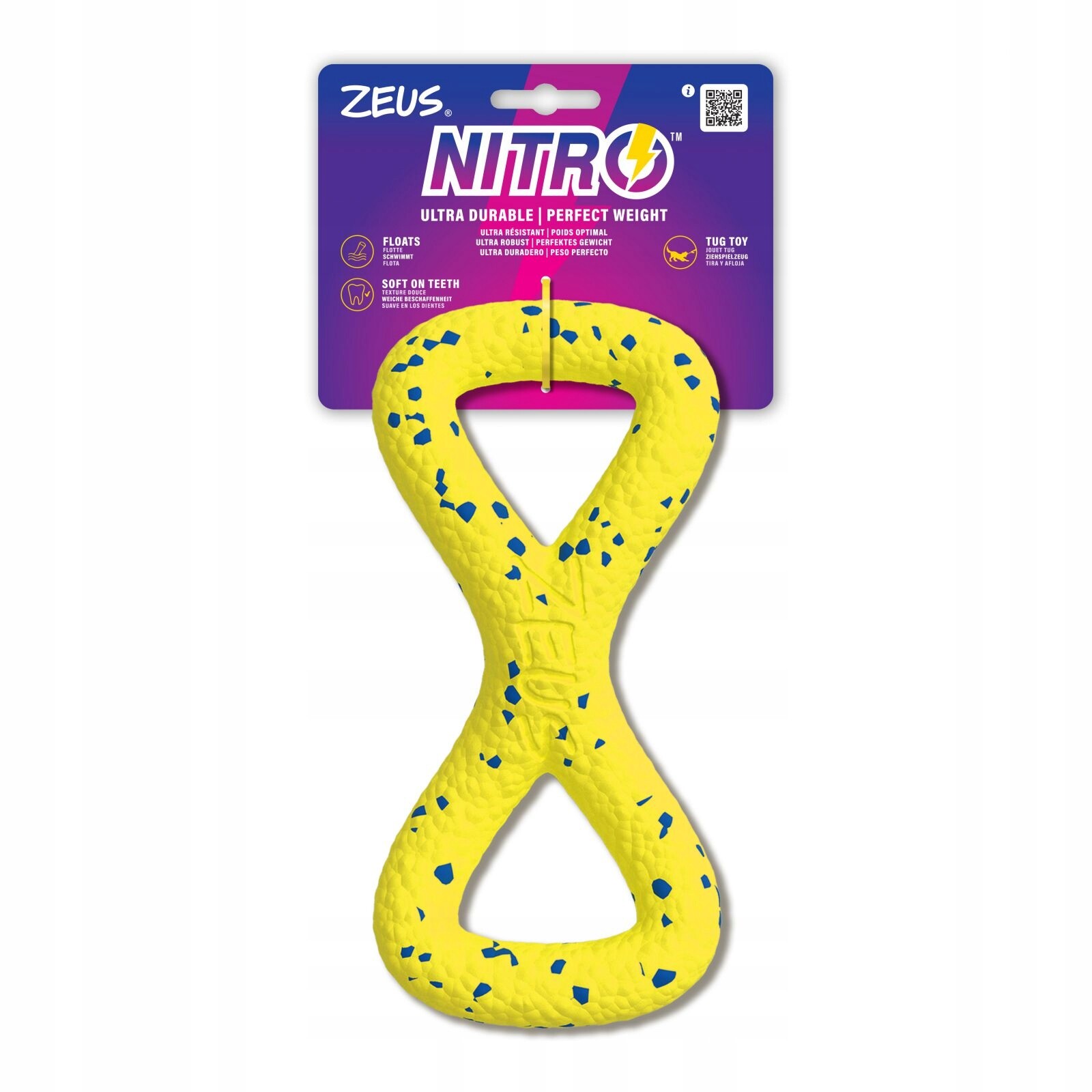 Zeus Nitro Tahák Žlutý A Modrý 22CM