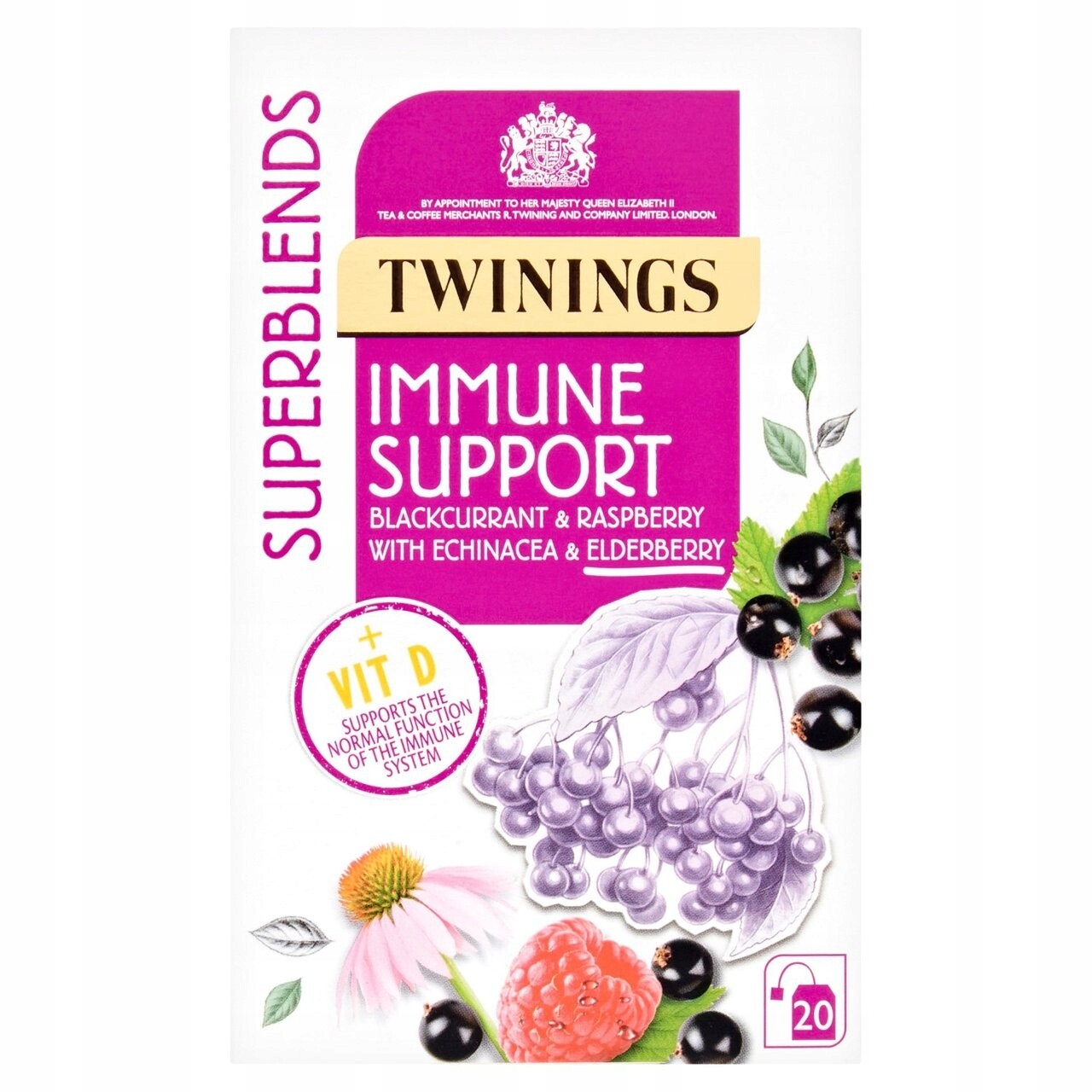 podpora imunity twinings