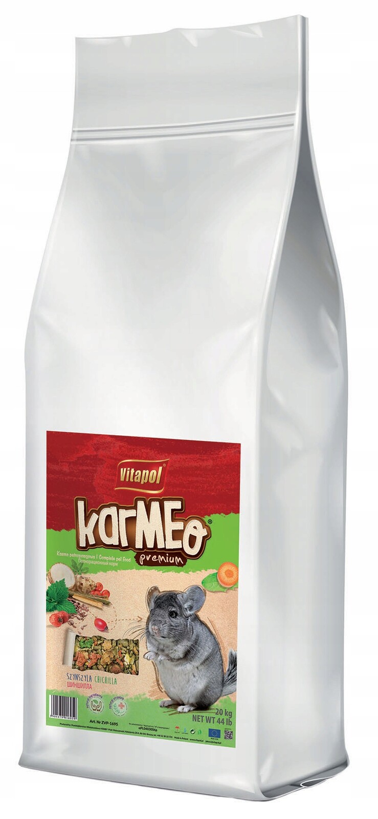 Krmivo pro činčily 20 kg