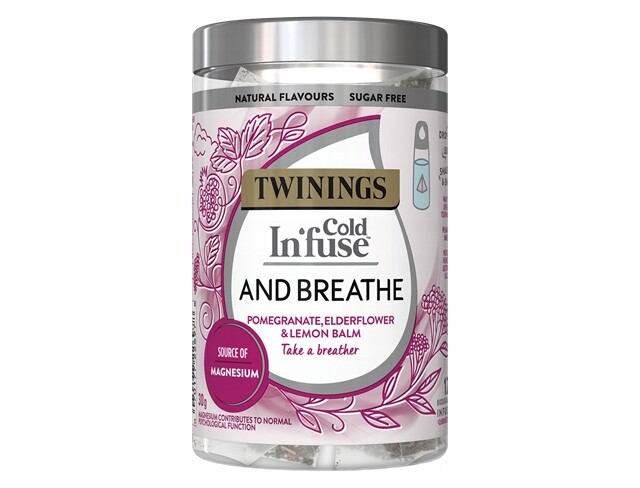 twinings studený nálev z granátového jablka, bezu černého a meduňky