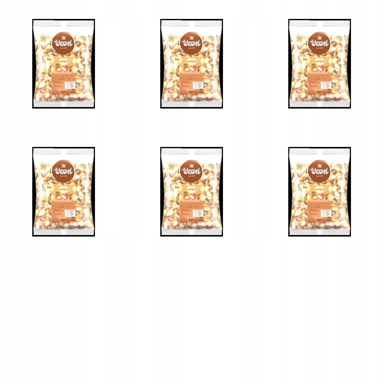 6x 1kg sušenky Wawel bonbóny sladkosti