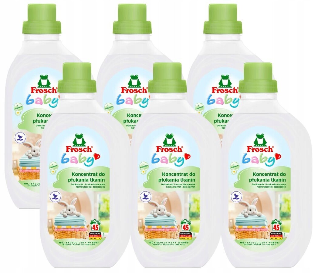 Frosch Baby Tekutý koncentrát pro oplachování a změkčování tkanin 900 ml 45 praní x6