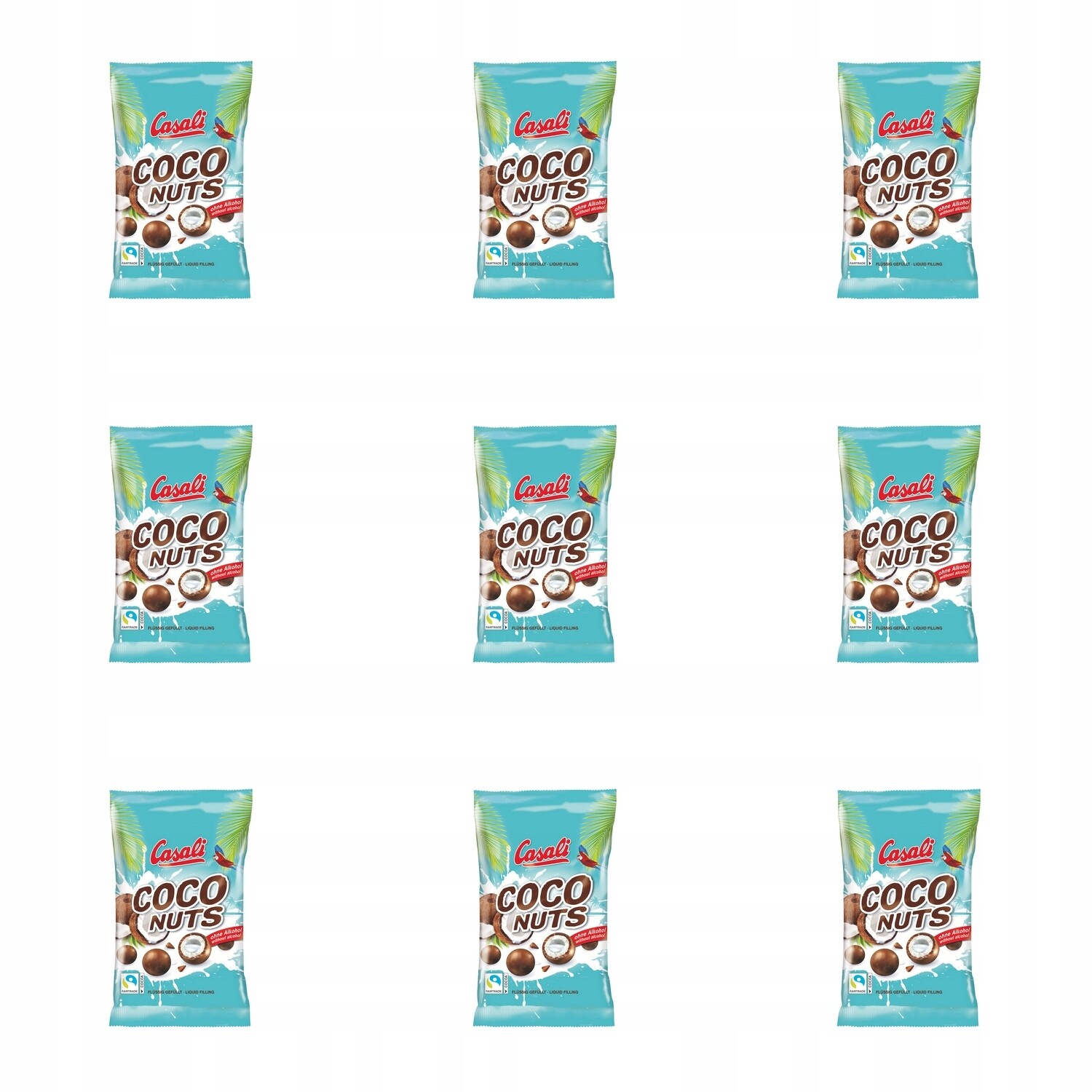 9x 100g Casali kokosové dražé
