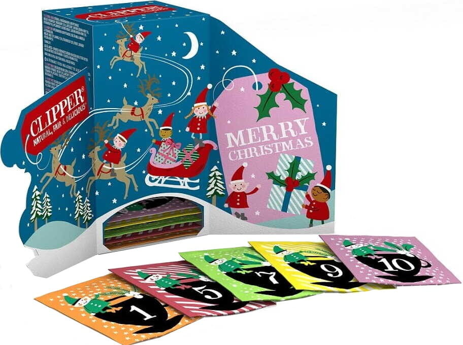 Adventní Kalendář (čaje A Čaje) Bio (24 ks 48 g Clipper (prod