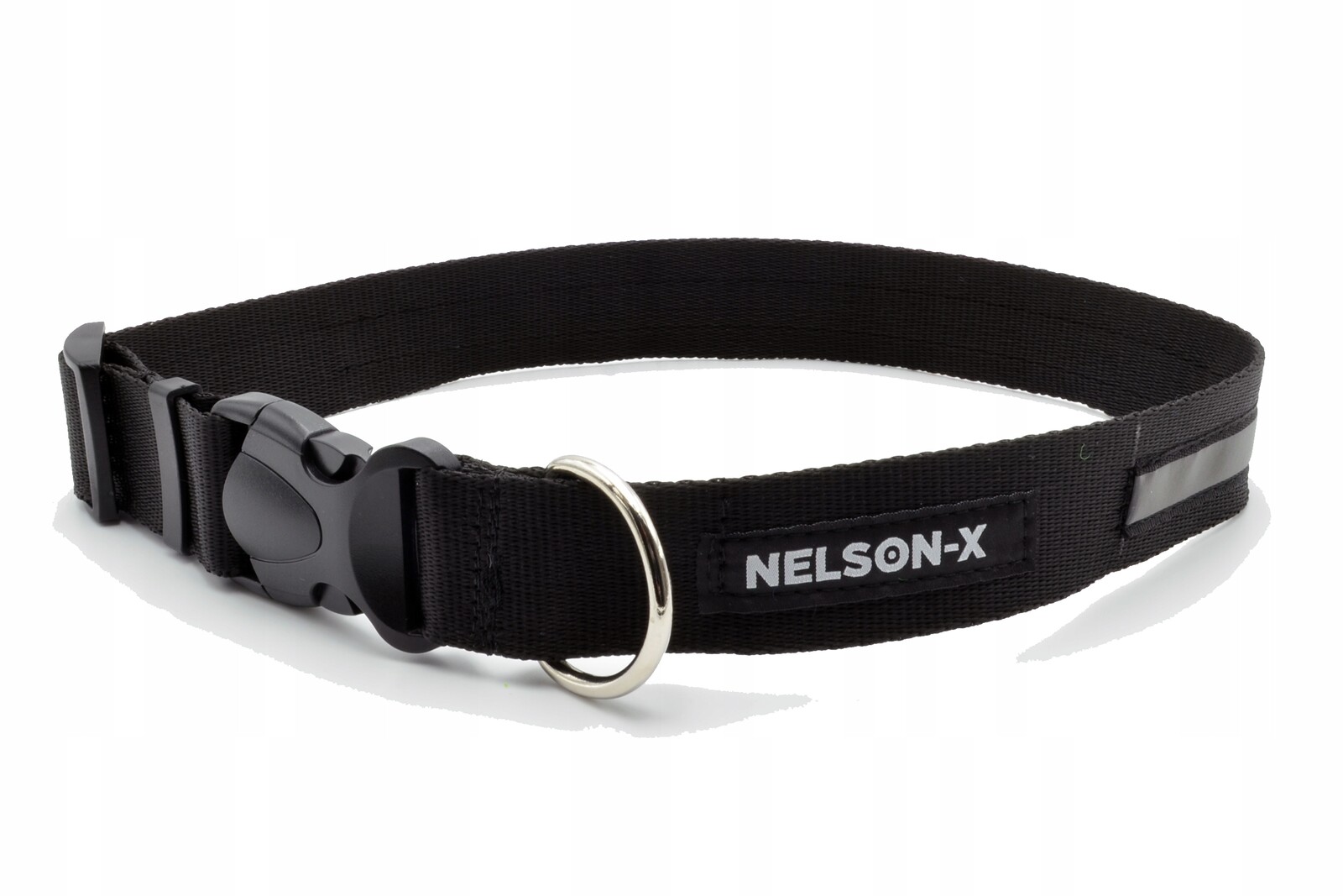 Široký Obojek Pro Psanelson-x Basic 5 CM/40-60 cm S Odrazkou Plastový