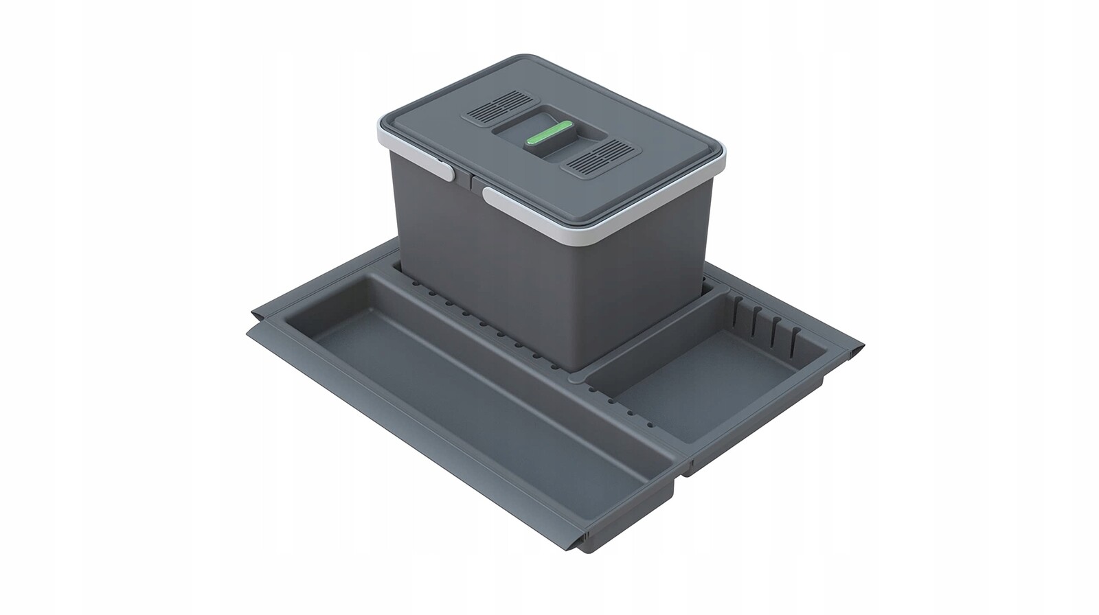 odpadkový koš Elletipi Metropolis středně šedý