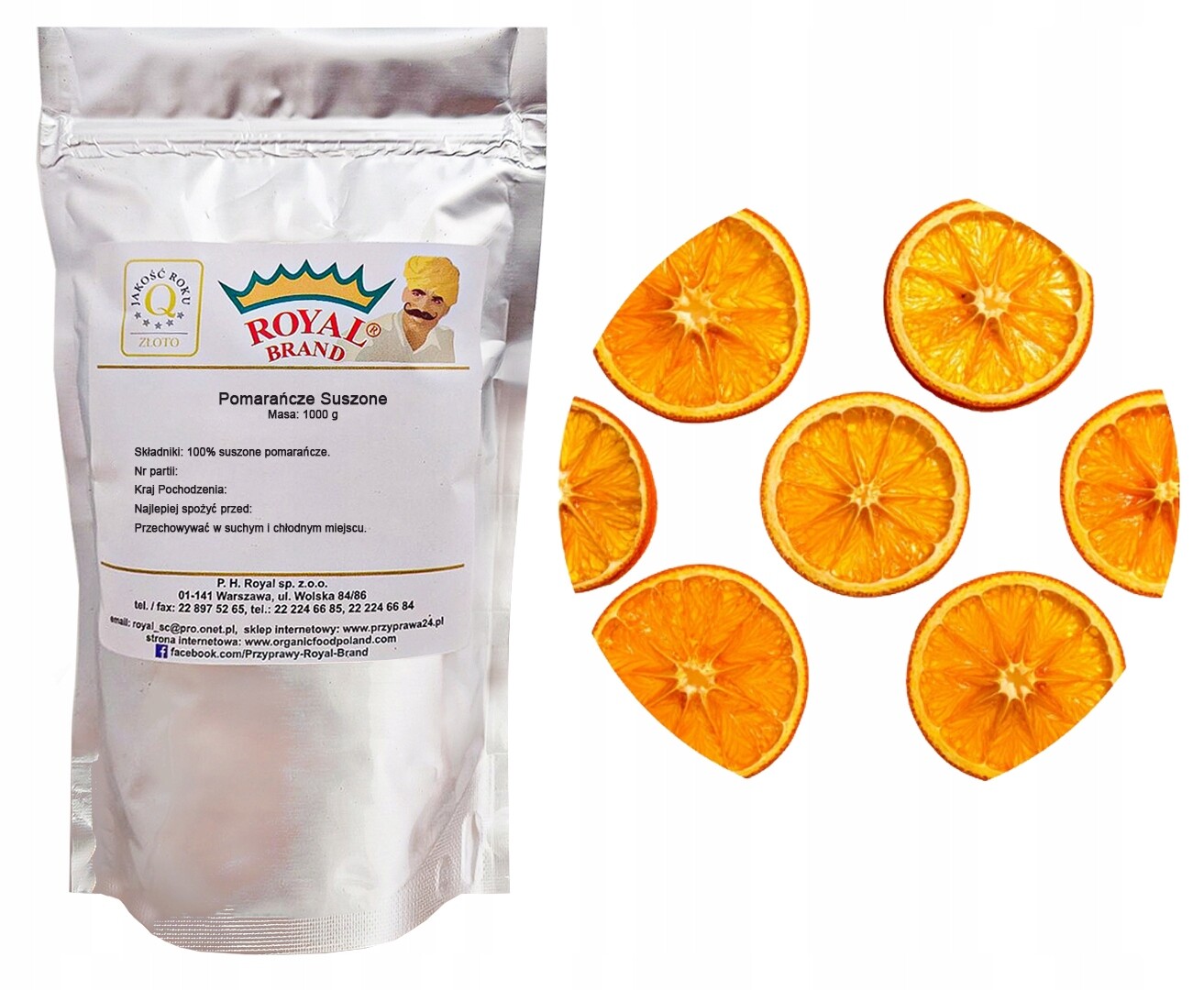 Sušené Pomeranče 1 kg Plátky Pomeranče pro konzumaci čaje na vánoční stromeček