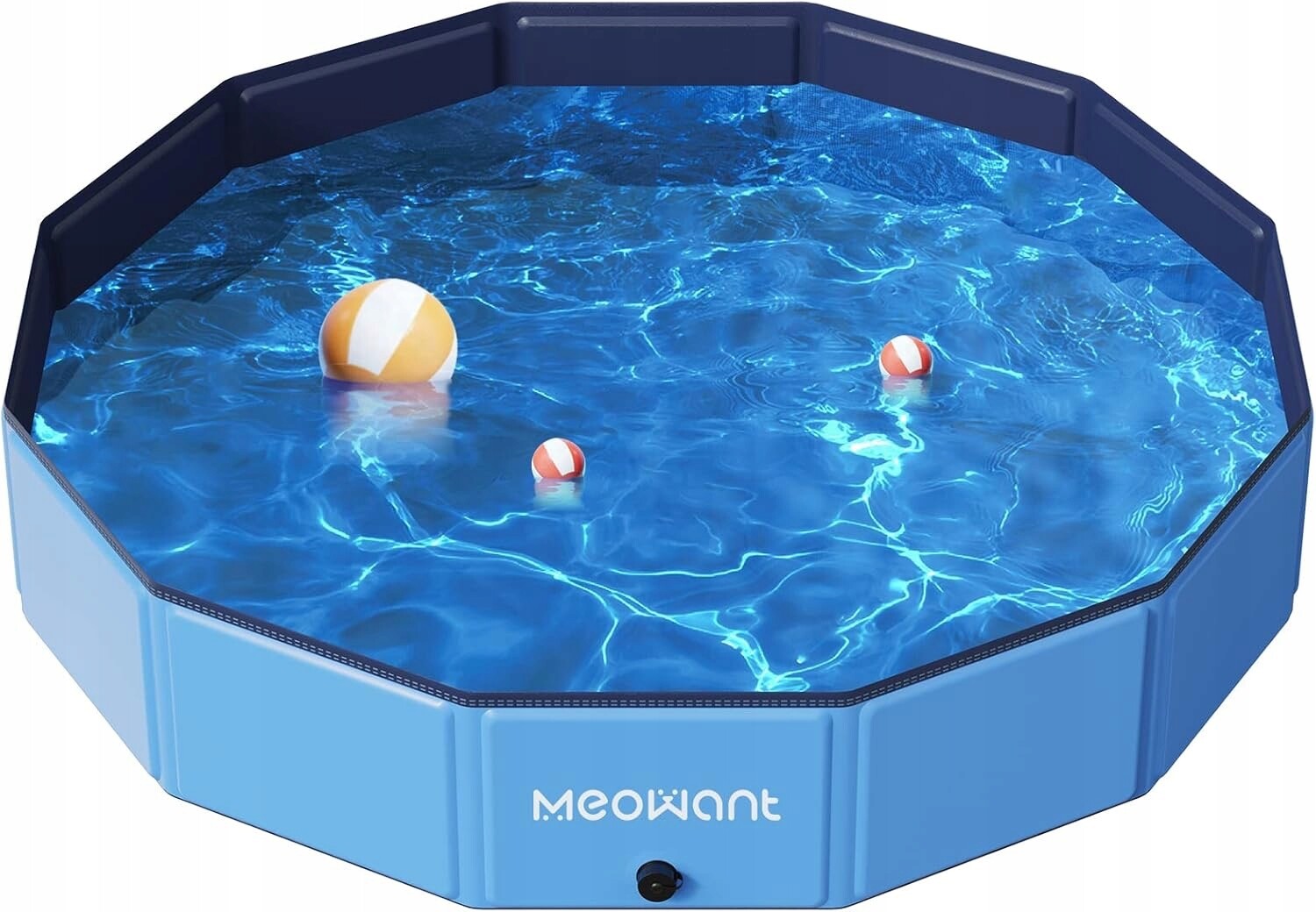 Skládací bazén pro psy a zvířata 160 x 30 cm Koupaliště Močidlo Vana