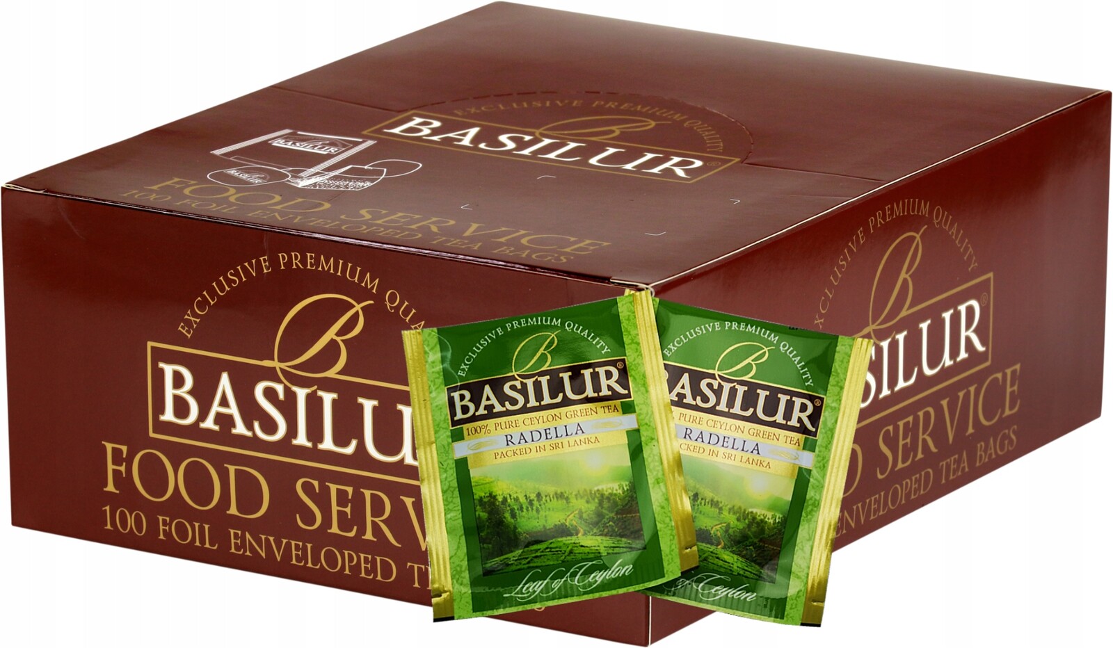 Basilur Radella zelený čaj HoReCa 100x1,5g