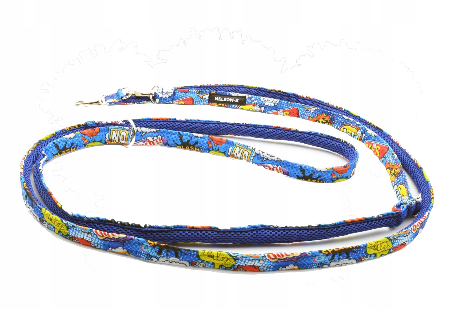 Nelson-x Síťové Vodítko Pro Vodítko 2,5 M 2,5 CM Zesílená Karabina