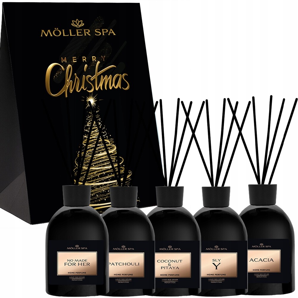 Dámská sada vánočních dárkových košů vůně do domu Tyčinky 5ks