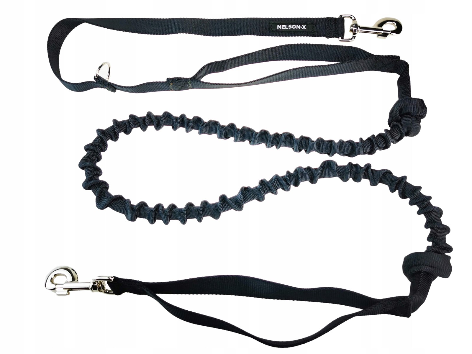 Vodítko S Tlumičem Pro Psa Nelson-x Silná 2 M S 2 Rukojeťmi