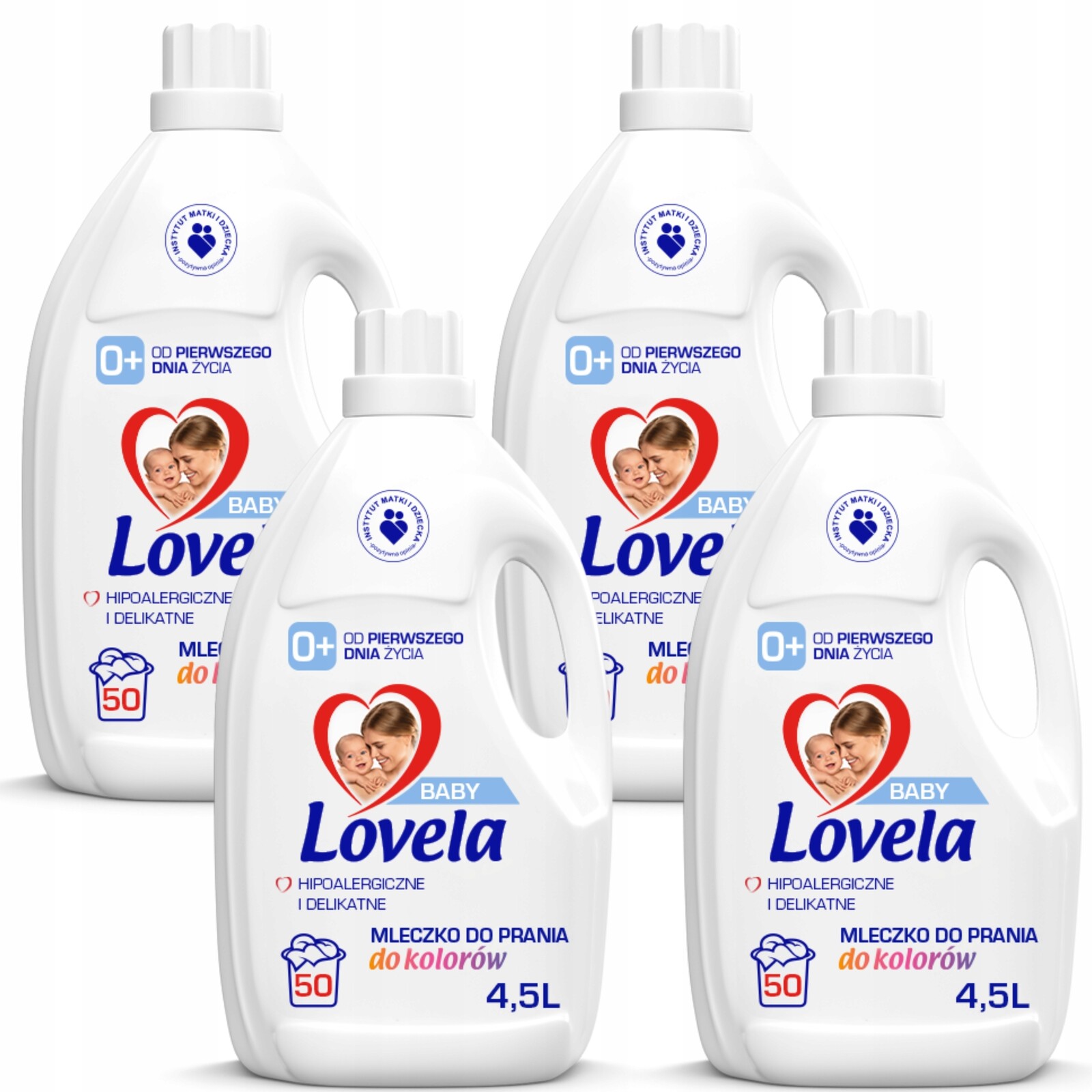 Lovela Baby Hypoalergenní prací mléko na barevné prádlo 4,5 l x 4 200 praní