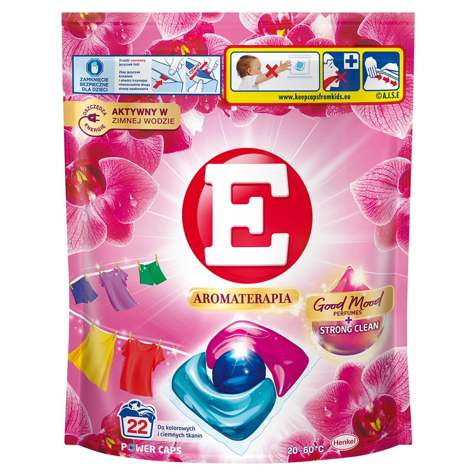 Prostředek na praní barevných a tmavých tkanin orchidej 264 g (22 praní)