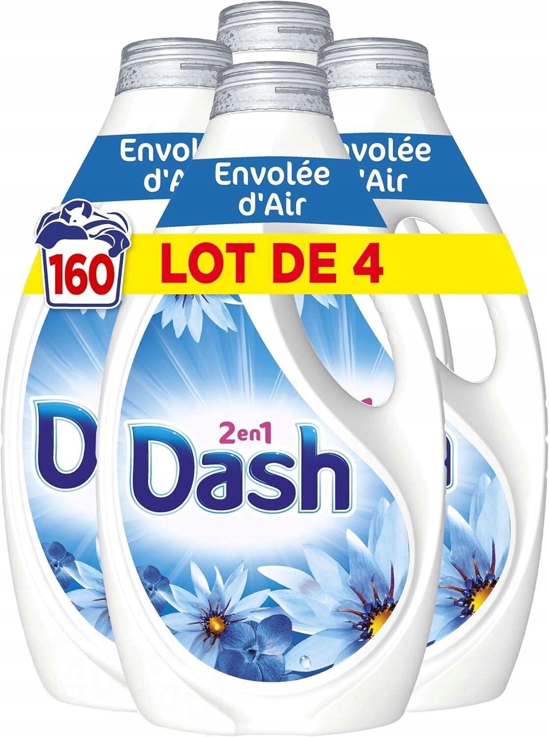 Dash 2 v 1 Tekutý prací prostředek, 160 praní (4 x 40 praní)