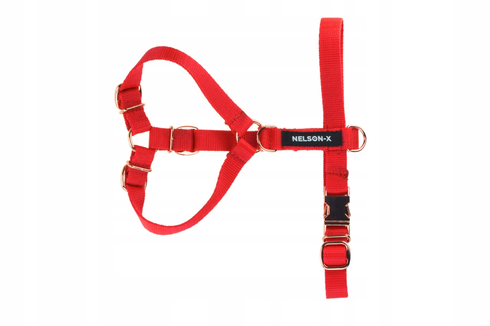 Nelson-x Základní Postroj Pro Psy Goldie S Golden Fittings Kování L Polský