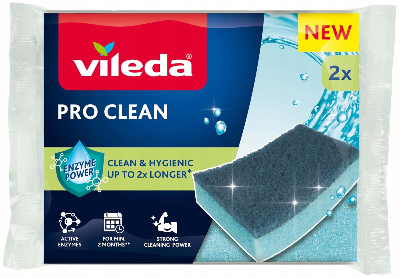 Vileda Pro Clean Myčka s přírodními enzymy 2 kusy