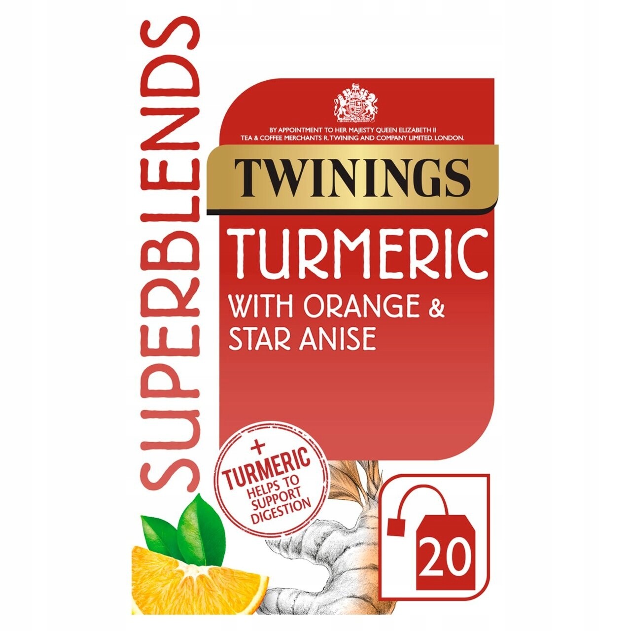 twinings Superblends Turmeric 20ks
