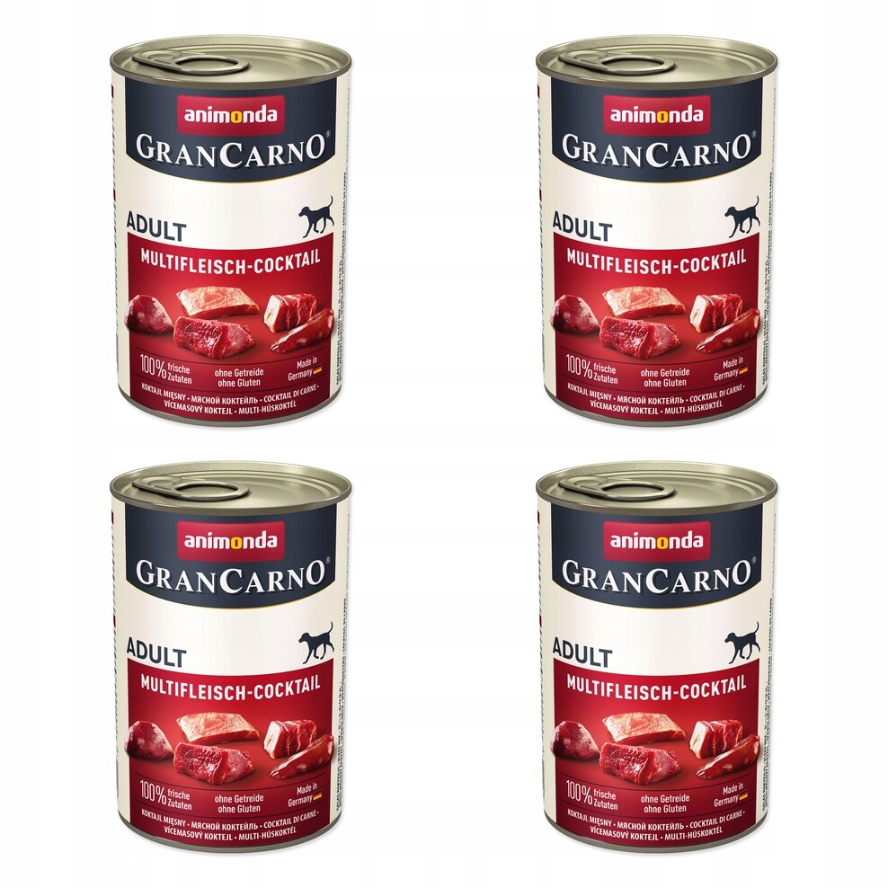 Konzerva Animonda Gran Carno Adult masová směs 400g balení 4 ks