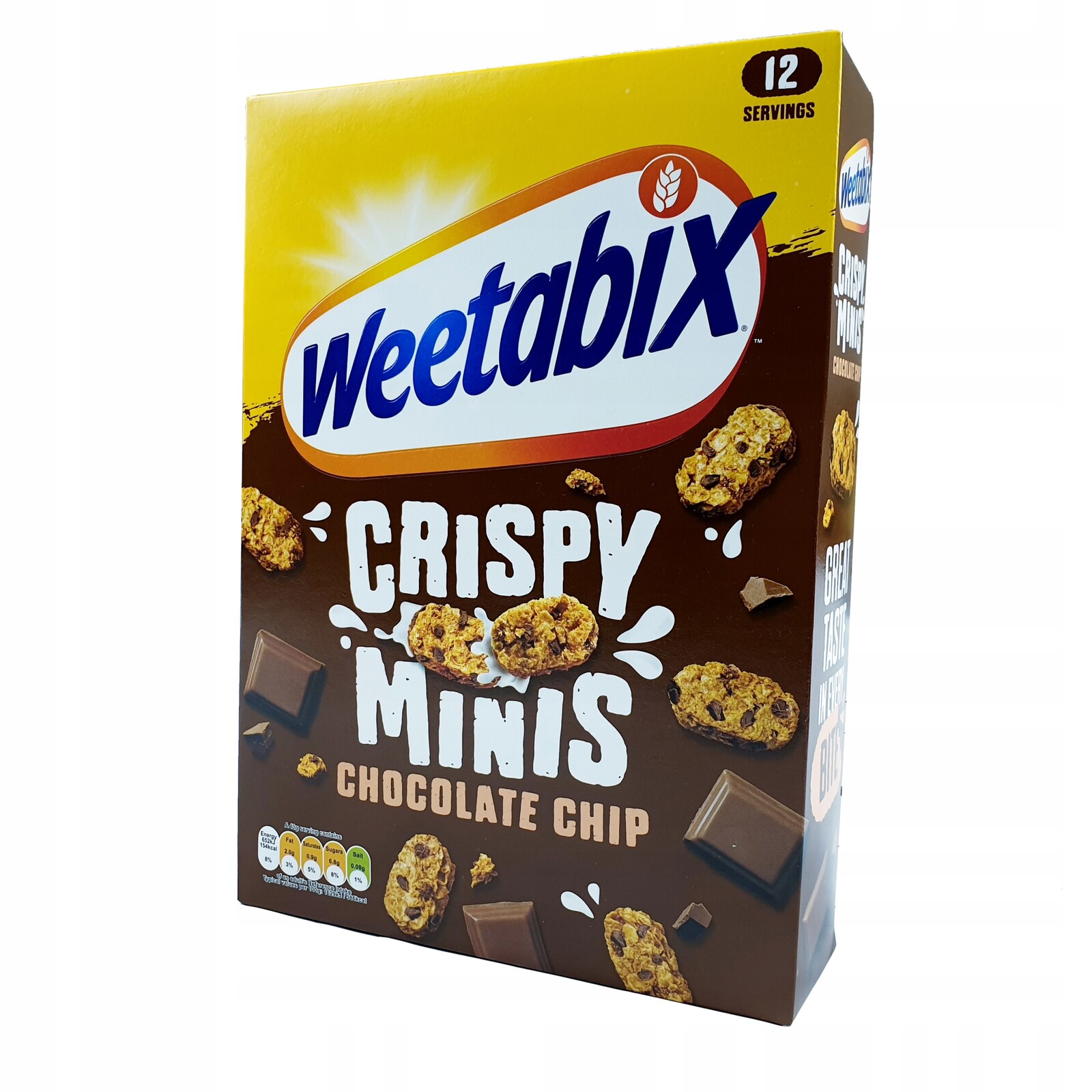 Weetabix Crispy Minis snídaňové cereálie s kousky čokolády 500 g