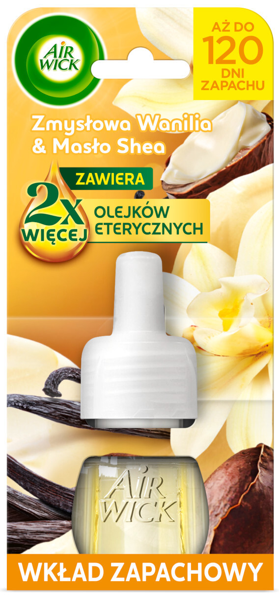 Air Wick Náplň do osvěžovače vzduchu Smyslná Vanilka a Bambucké máslo 19 ml
