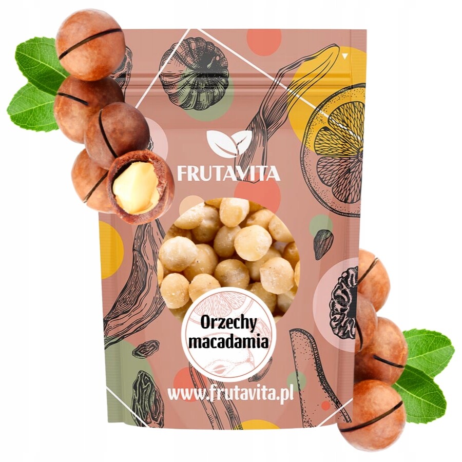 Makadamové ořechy 500 g Makadamové Ořechy 0,5 kg Přírodní Celé