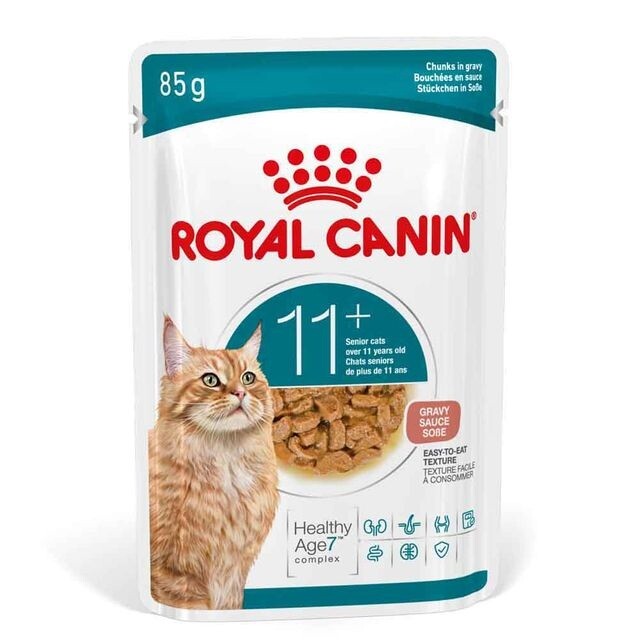 Royal Canin Ageing 11+ Gravy kousky v omáčce pro zralé kočky 12x85 g