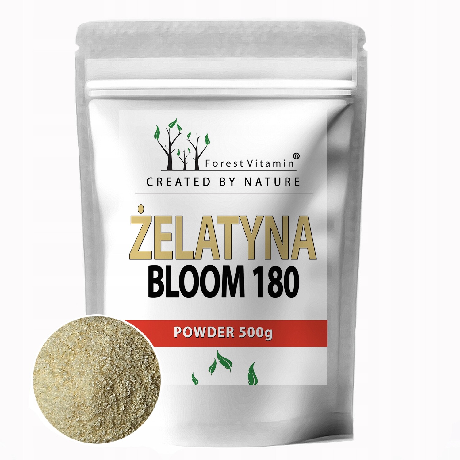 Želatina Potravinářská Bloom 180 500 g Na Klouby Kostí Přírodní Nejvyšší Kvalita